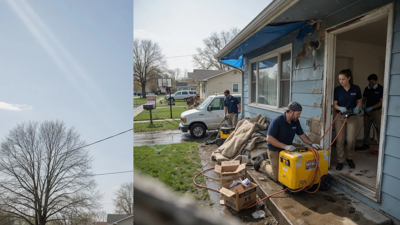 Basement Flood Cleanup in Munich, ND near me
